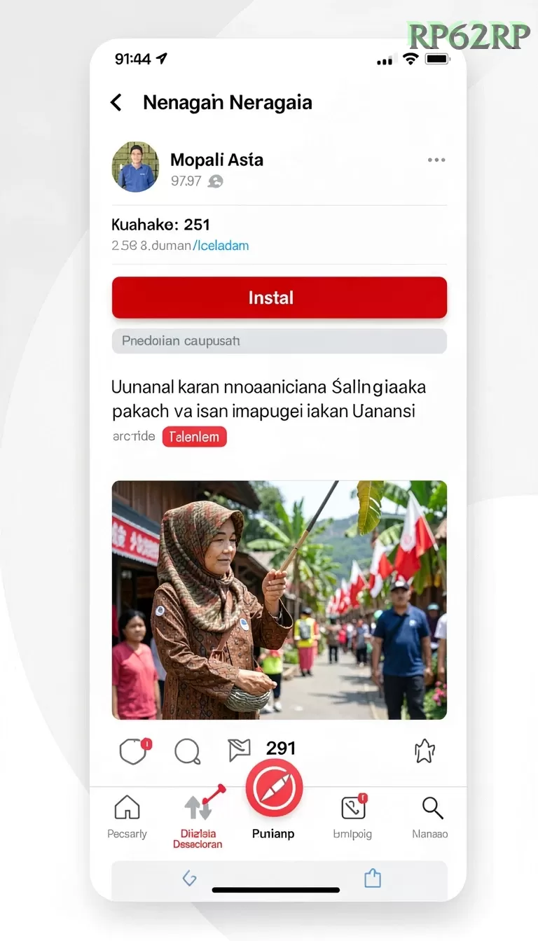 Cuplikan layar AA666 — halaman utama